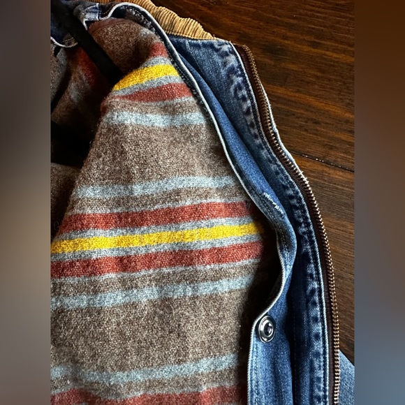 RRL Ralph Lauren 2 Piece Jean Wool Jacket - Picture 9 of 13